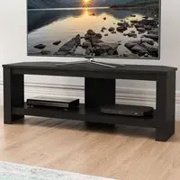 Calibre Single Shelf TV Unit - Black, Oak