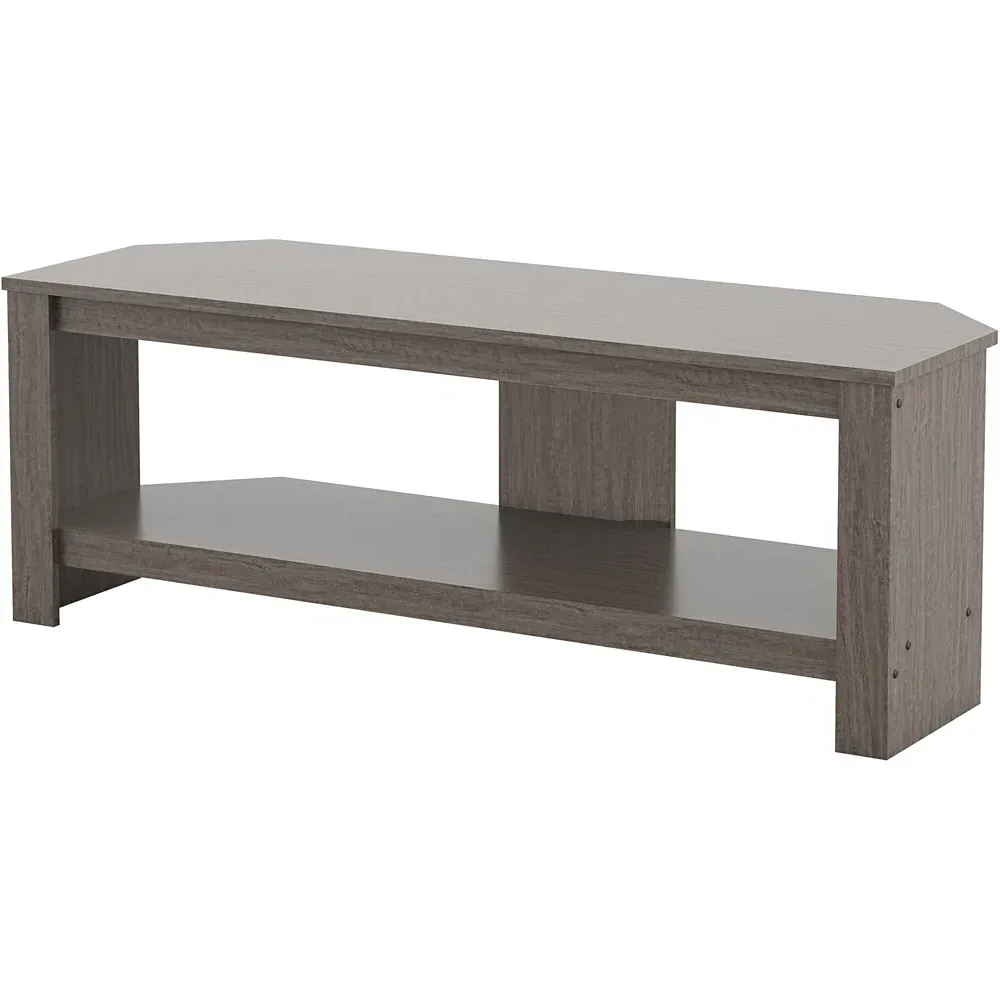 Calibre Single Shelf TV Unit - Grey, Oak