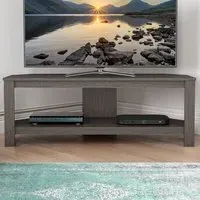 Calibre Single Shelf TV Unit - Grey, Oak