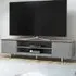 Whitesands 2 Door TV Unit with Storage - Grey
