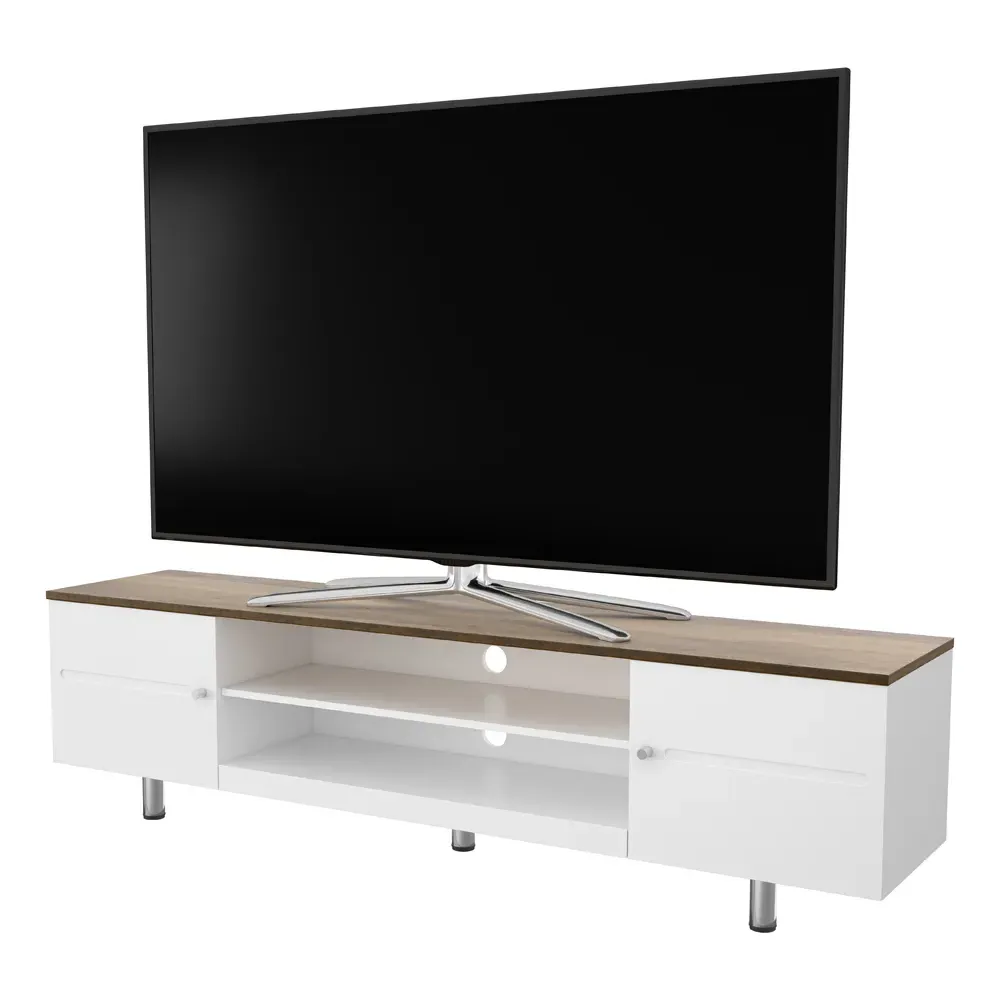 Whitesands 2 Door TV Unit with Storage - White