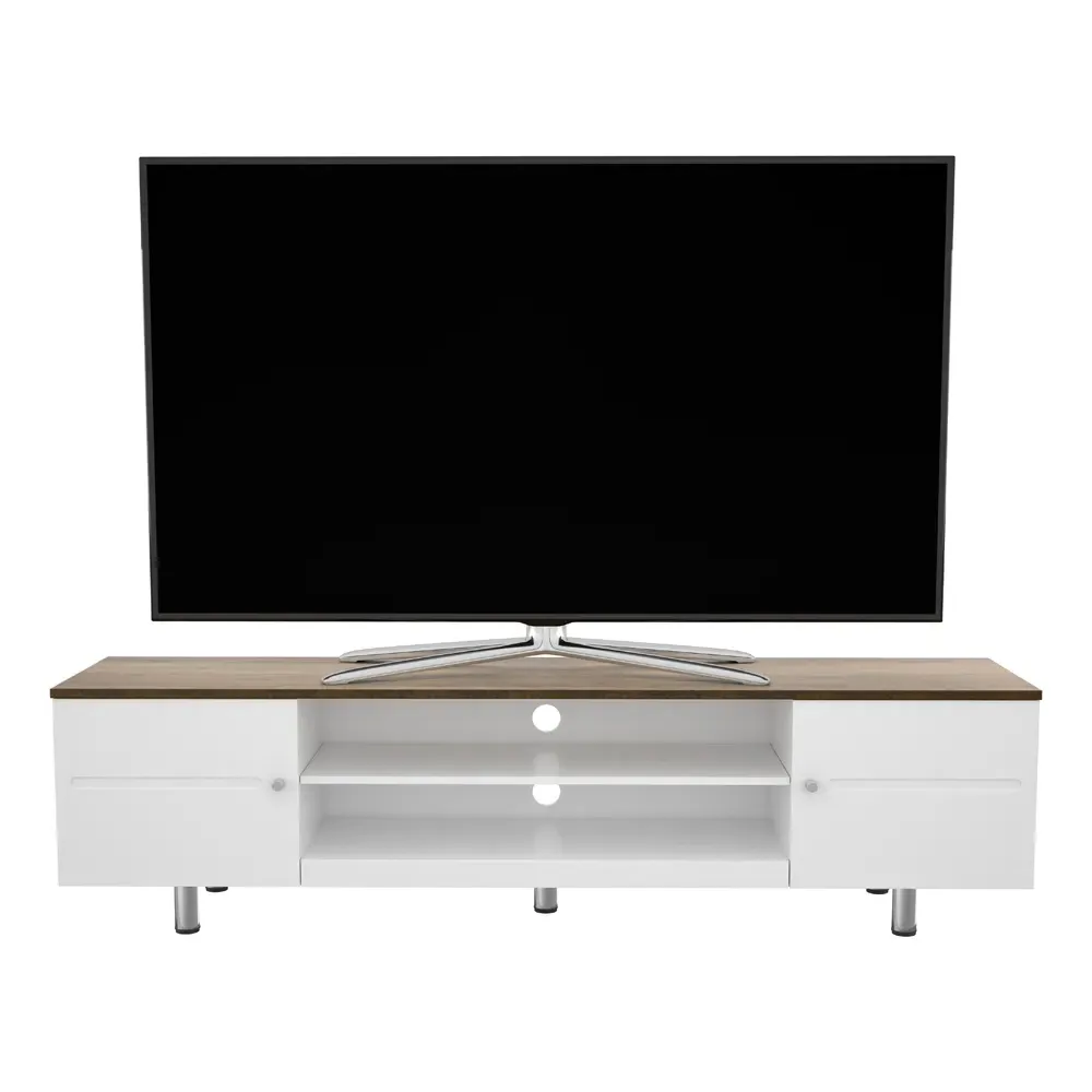 Whitesands 2 Door TV Unit with Storage - White
