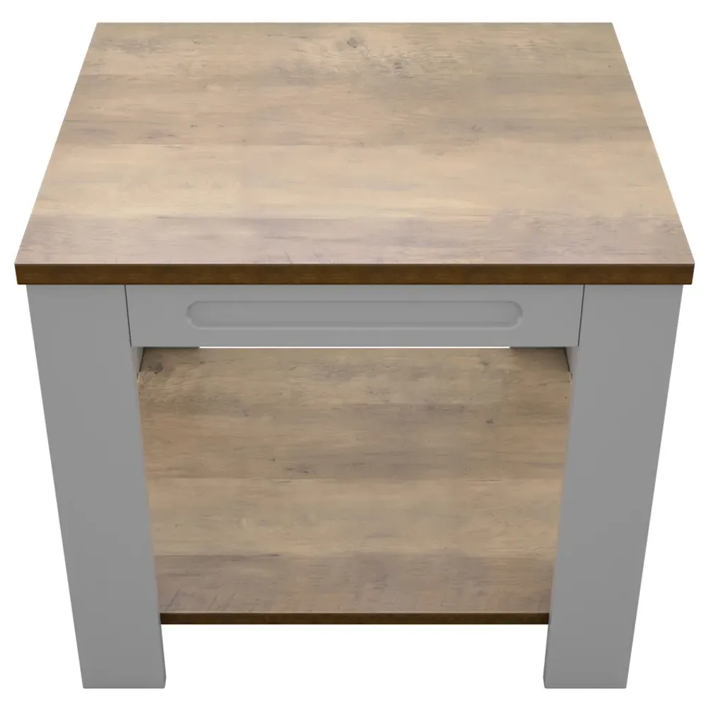 Whitesands Side Table - Grey, Wood