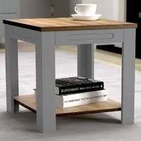 Whitesands Side Table - Grey, Wood