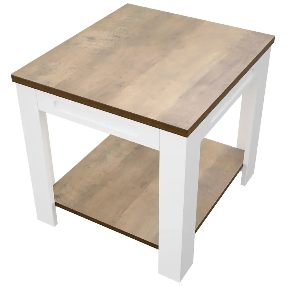 Whitesands Side Table - White, Wood