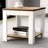 Whitesands Side Table - White, Wood