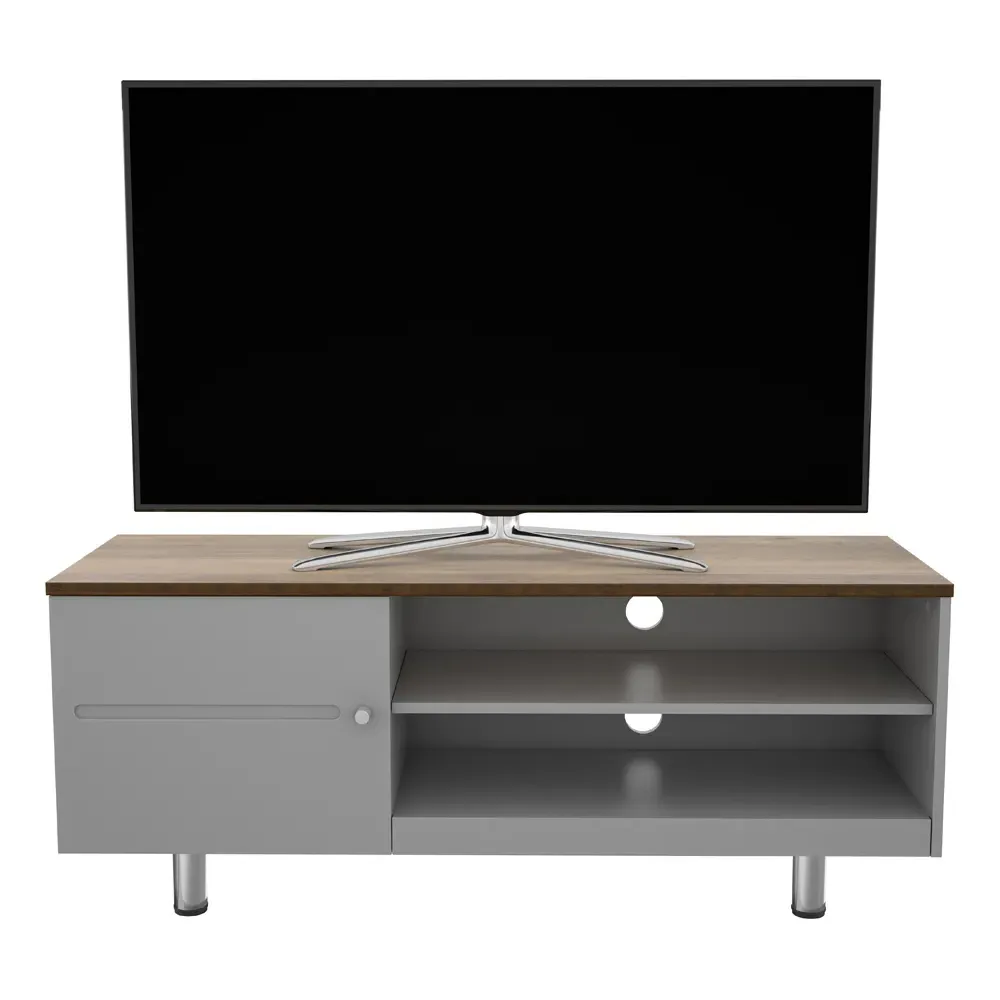 Whitesands Single Door TV Unit with Storage - Grey