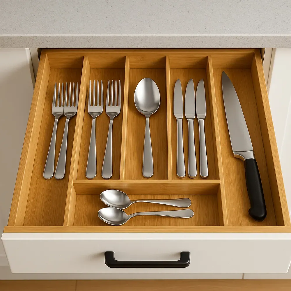 Expanding Cutlery Set Holder