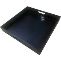 Large Tray with Handles - Black