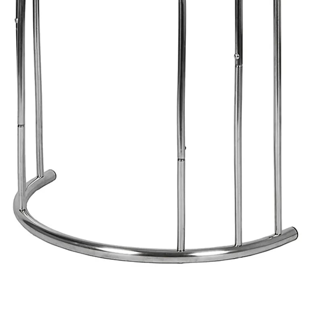 3 Tier Curved Towel Stand - Chrome, Stainless Steel