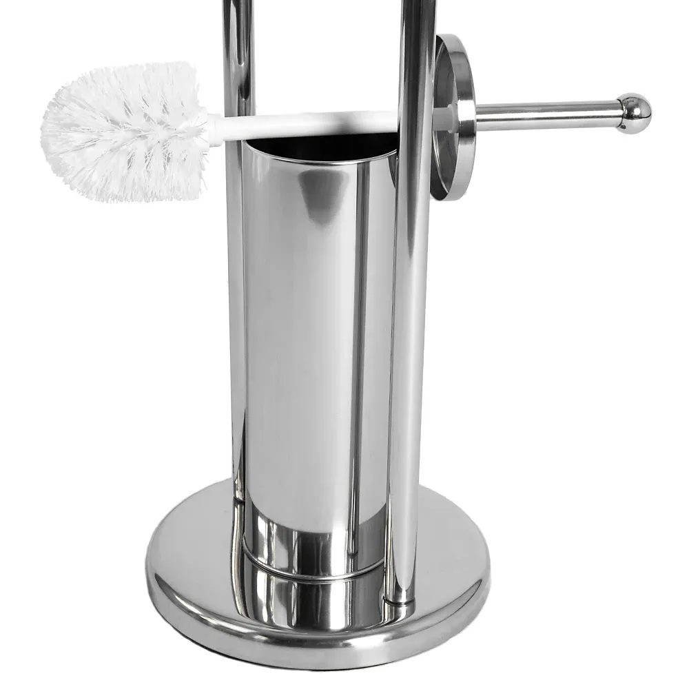 Round Toilet Brush and Paper Holder