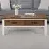 4 Drawer Coffee Table - White, Wood