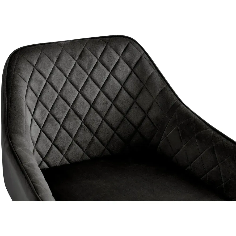 Gunmetal Bar Stool Set of 2 - Grey