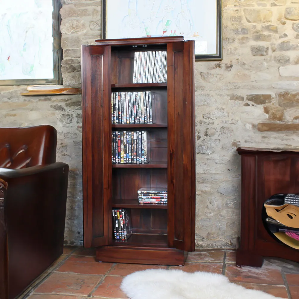 La Roque 2 Door Storage Cabinet - Brown, Mahogany