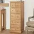 Mobel 10 Drawer CD Chest of Drawers - Brown, Oak