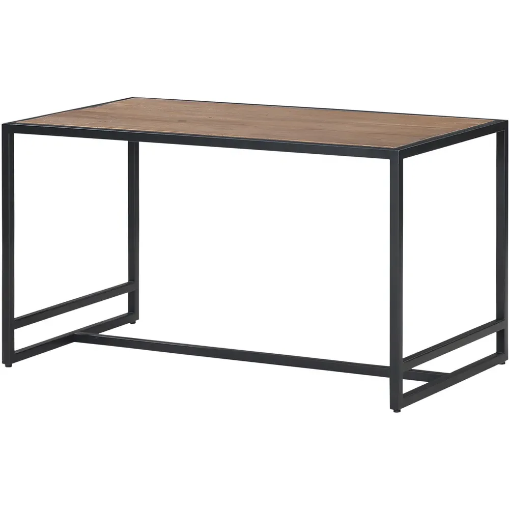 Ooki Tall Open Coffee Table - Brown, Reclaimed Wood