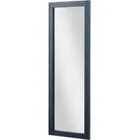 Splash of Blue Extra Long Wall Mirror - Blue, Wood