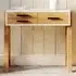 Trinity 3 Drawer Console Table - White, Reclaimed Wood
