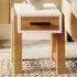 Trinity Single Drawer Side Table - White, Reclaimed Wood