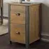 Urban 2 Drawer Filing Cabinet - Brown, Reclaimed Wood