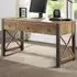 Urban 3 Drawer Home Office Desk - Brown, Reclaimed Wood
