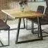 Urban 6-Seater Reclaimed Dining Table - Brown