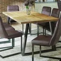 Urban 8-Seater Reclaimed Dining Table - Brown