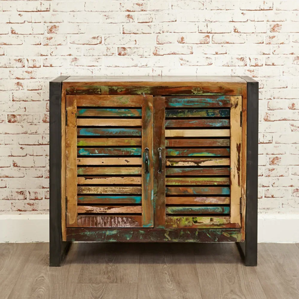 Urban Chic 2 Door Sideboard - Multi, Reclaimed Wood