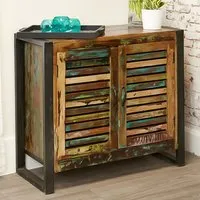 Urban Chic 2 Door Sideboard - Multi, Reclaimed Wood