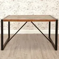 Urban Chic 4-Seater Dining Table - Multi, Reclaimed Wood