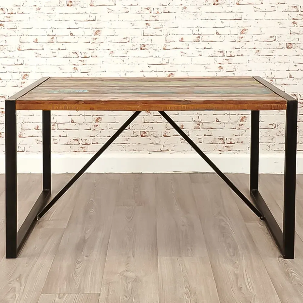 Urban Chic 4-Seater Dining Table - Multi, Reclaimed Wood image