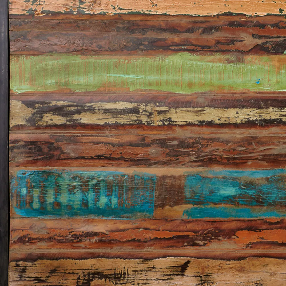 Urban Chic 6-Seater Dining Table - Multi, Reclaimed Wood