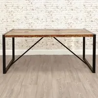 Urban Chic 6-Seater Dining Table - Multi, Reclaimed Wood