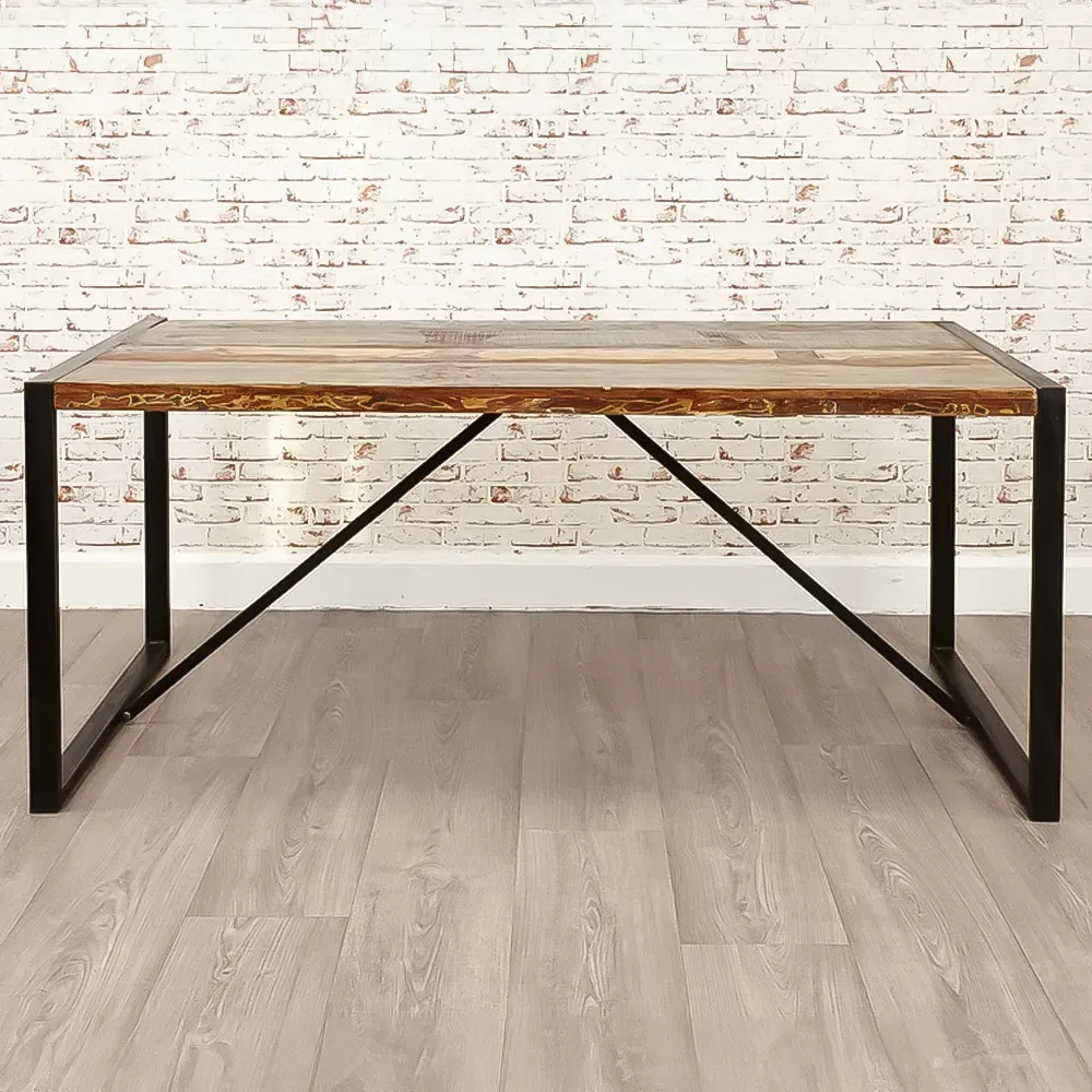 Urban Chic 6-Seater Dining Table - Multi, Reclaimed Wood