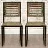 Urban Chic Set of 2 Dining Chairs - Multi, Reclaimed Wood