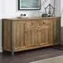 Urban Elegance 4 Door 2 Drawer Extra Large Sideboard - Brown