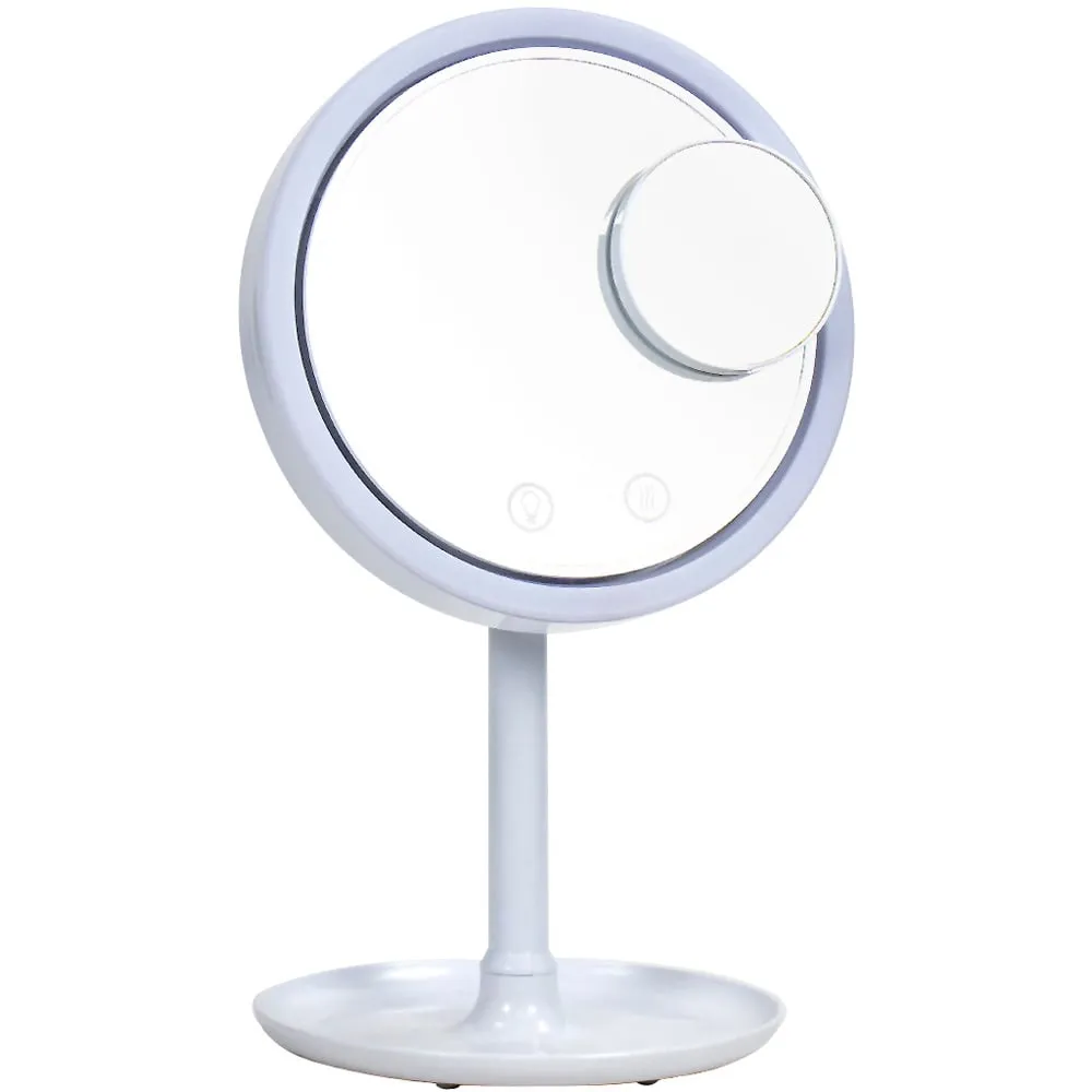 Bauer LED Mirror with Fan and Tray - White image