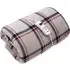 Plaid Soft Touch Heated Throw with Timer - Multi