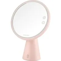 Smart Moon Mirror with Bluetooth Speaker - Pink, Silver