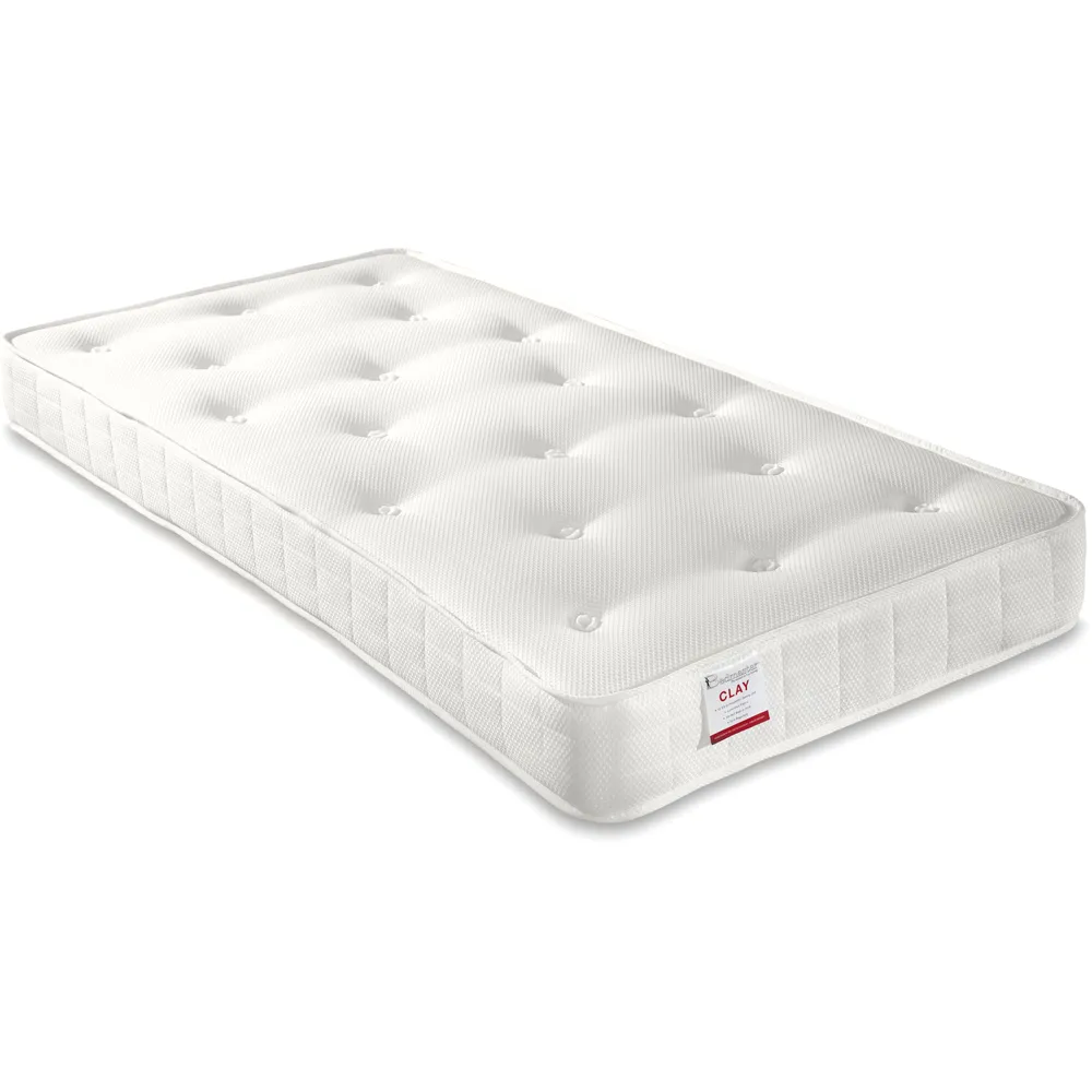 Copella Guest Bed with Trundle and Orthopaedic Mattresses - White