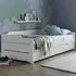 Copella Guest Bed with Trundle and Pocket Mattresses - White