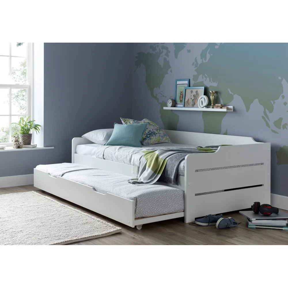 Copella Guest Bed with Trundle - White