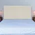 Double Naples Velvet Valencia Plain Headboard - Cream