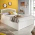 Grayson King Size Ottoman Bed Frame with Storage - White