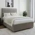 King Size Divan Base - Grey, Linen