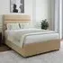 King Size Divan Base with 4 Drawers - Cream, Linen