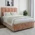 King Size Divan Base with Storage - Cream, Chenille