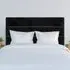 King Size Naples Velvet Milan Lined Headboard - Black