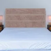 King Size Naples Velvet Milan Lined Headboard - Mink