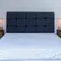 King Size Pearl Squared Headboard - Midnight, Linen